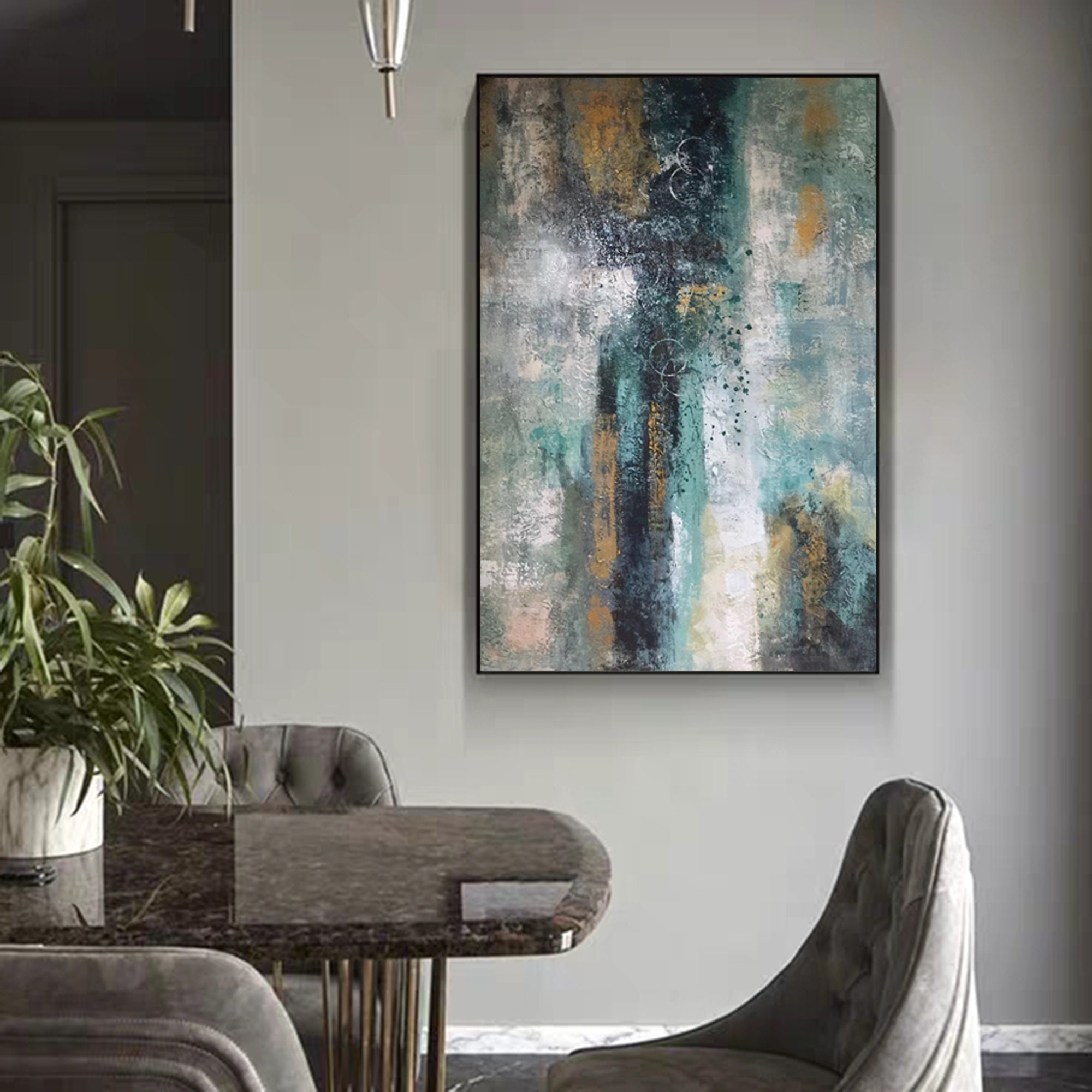 油絵 抽象画 大型 壁掛け アート 現代 絵画 絵 美術 モダン 展示品 大型キャンバス壁アート、モダン抽象絵画オリジナル大型、現代