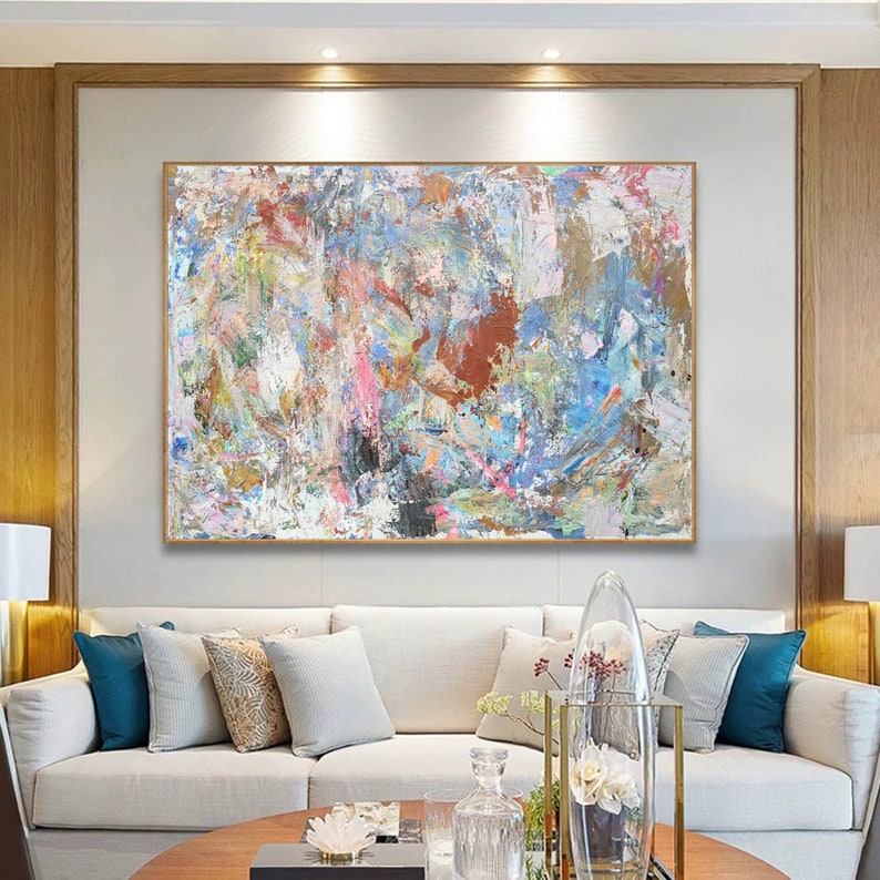 Extra Large Wall Art Canvas Original Abstract Painting Large Etsy