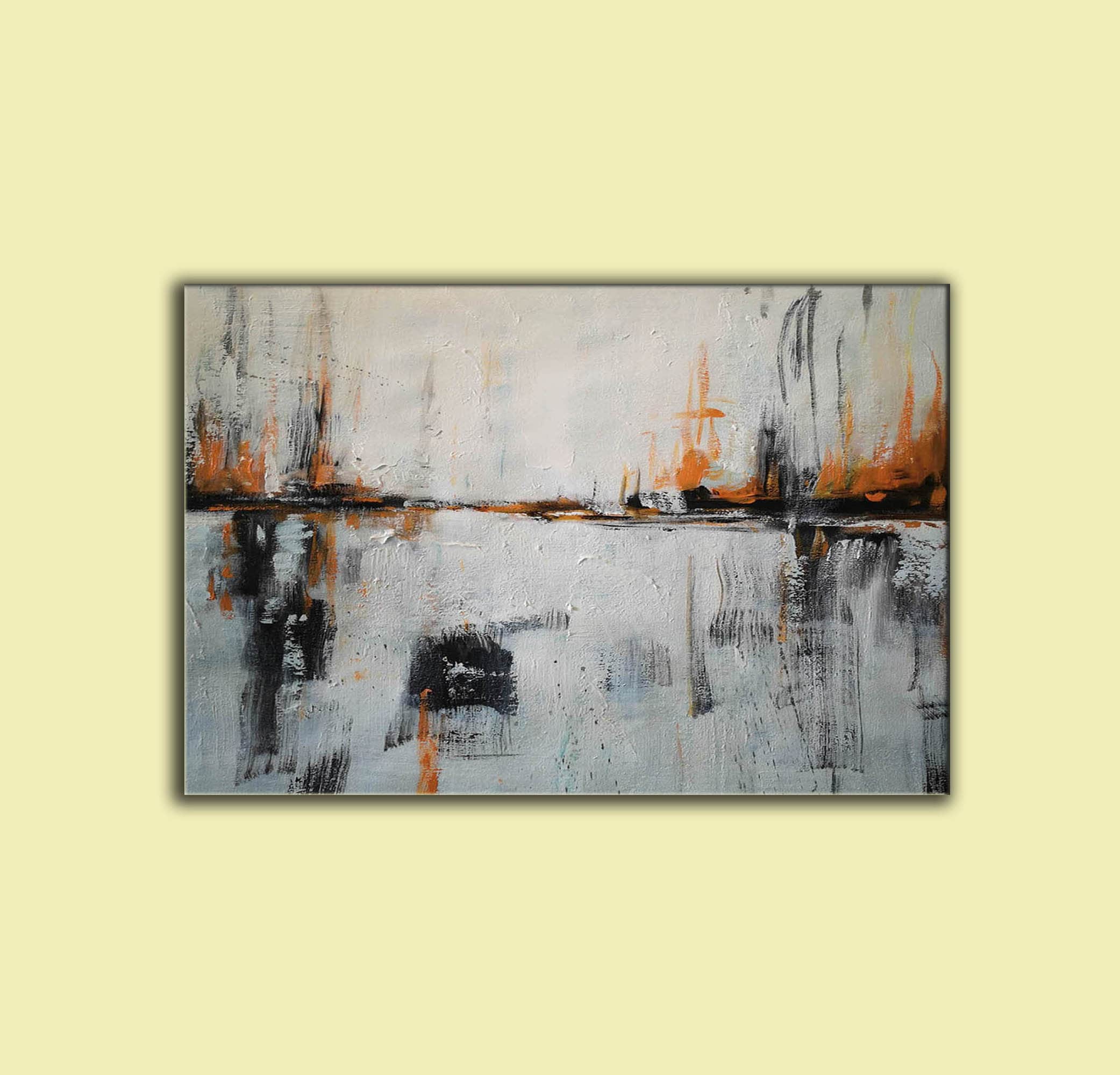Oversized wall art canvaslarge abstract paintingvery large | Etsy