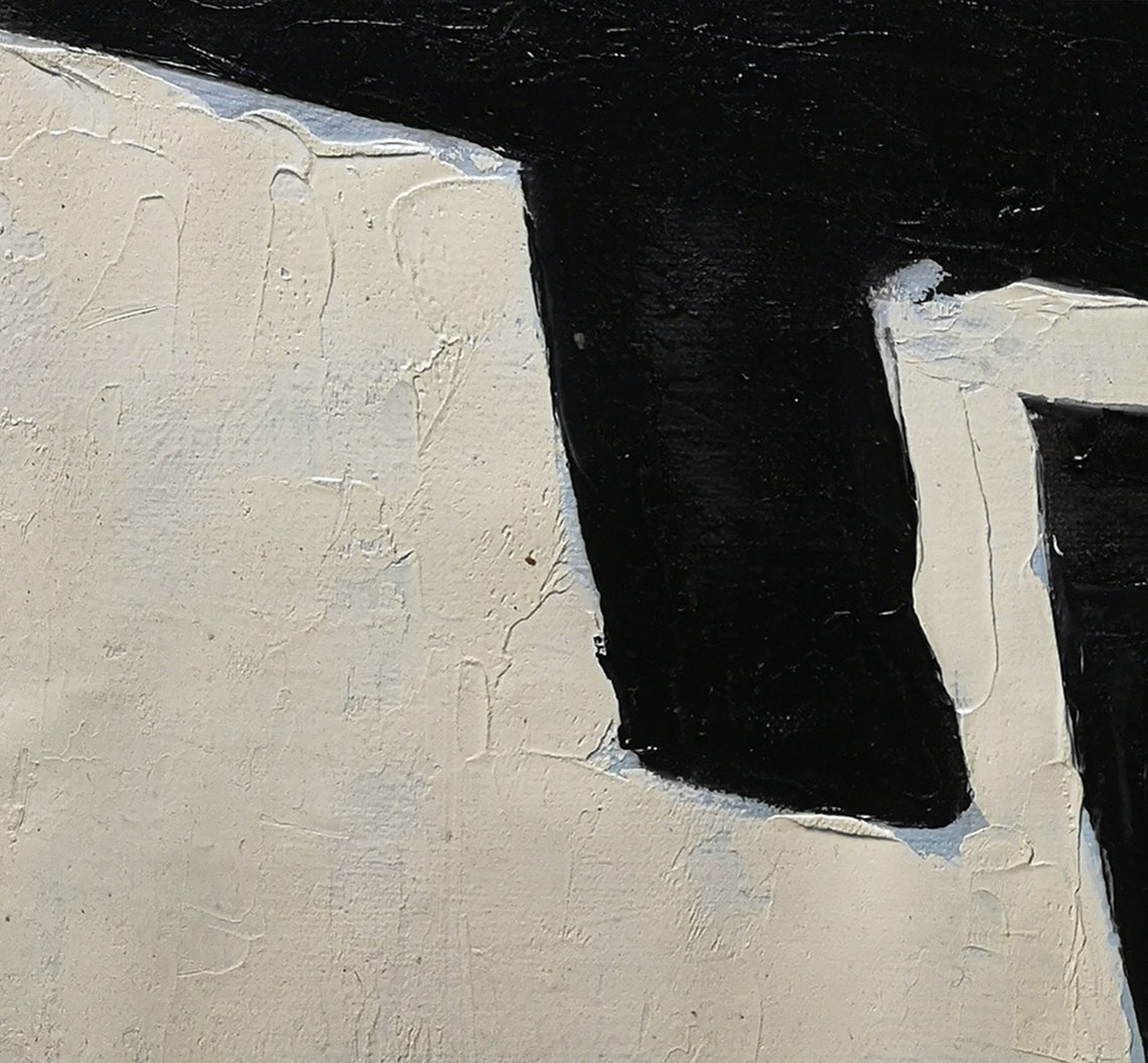 Abstract Painting Original Large Canvas,extra Large Wall Art Black and ...