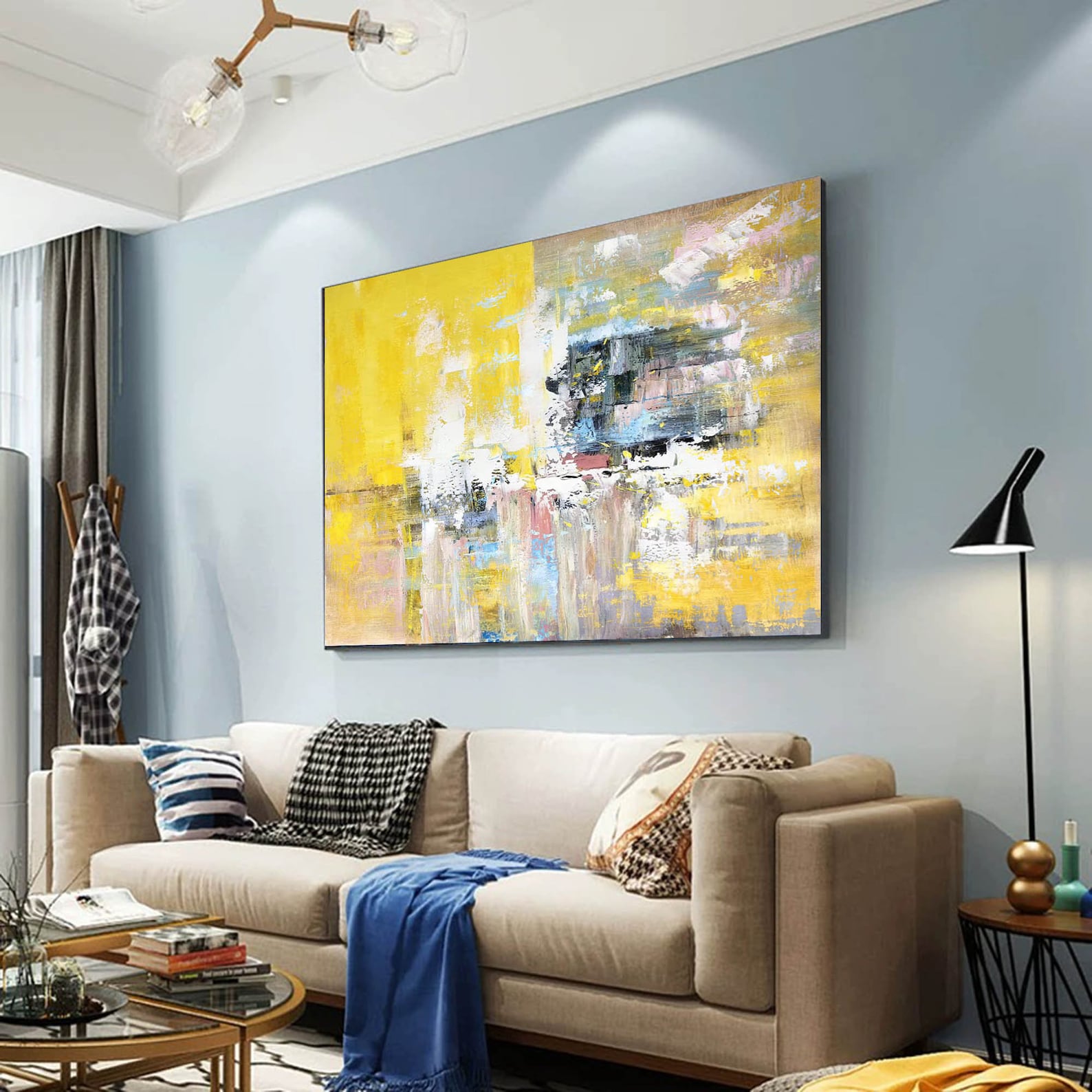 Oversized Wall Art Canvas, Large Abstract Painting on Canvas,large