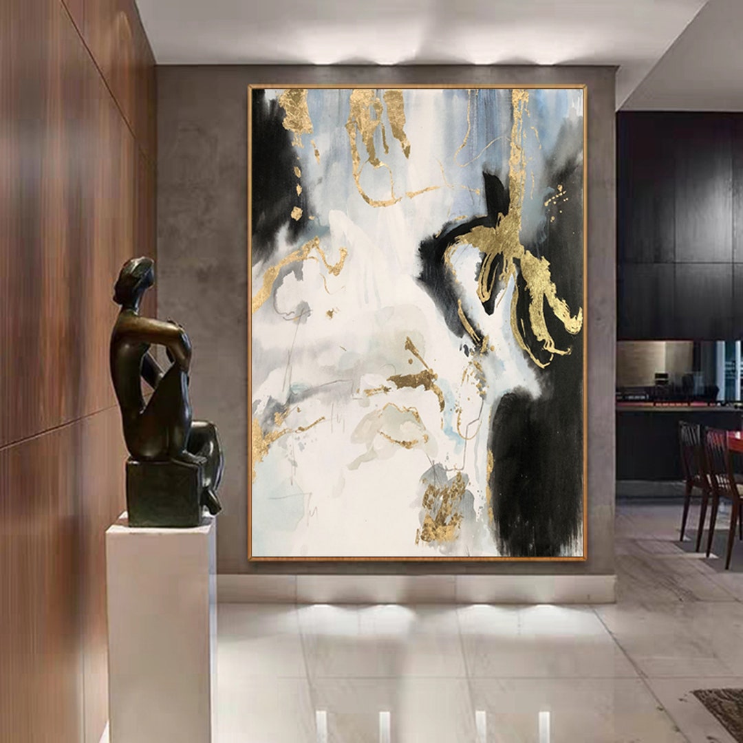 Large Canvas Wall Art, Modern Abstract Painting Original, Abstract Oil ...