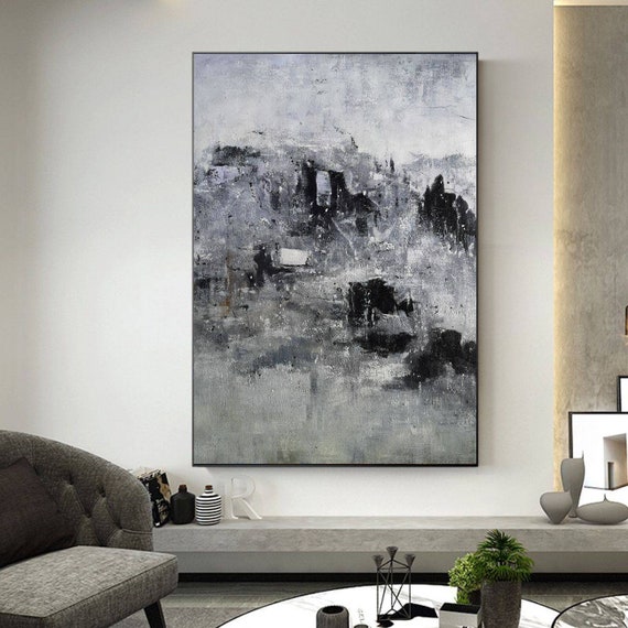 Oversized Wall Art Canvas,large Canvas Art,abstract Oil Painting on Canvas, large Acrylic Painting Abstract,modern Wall Art Canvash341 