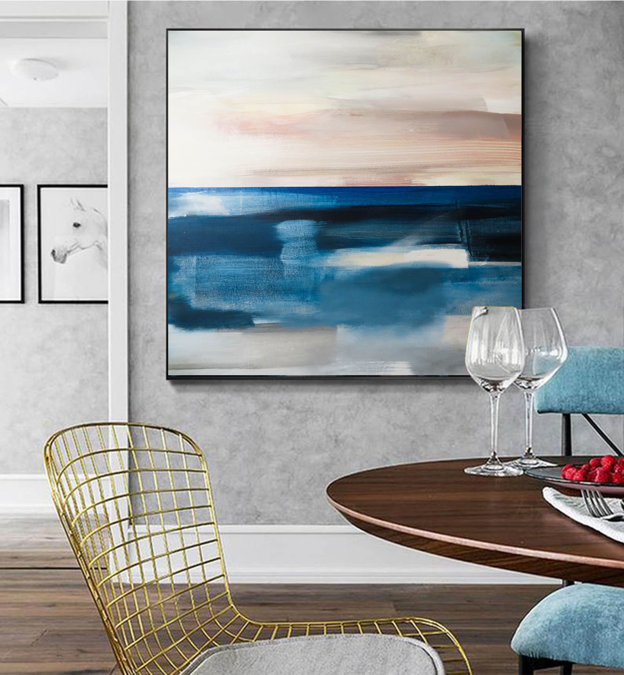 Oversized wall art canvasliving room paintingoversized wall Etsy