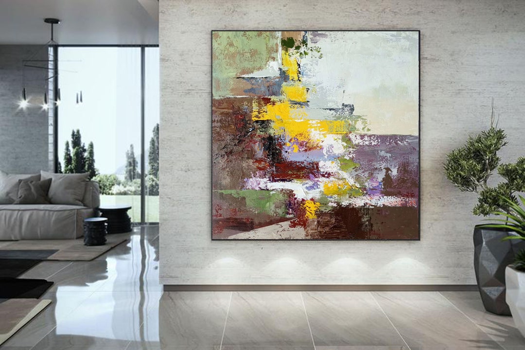 Oversized Wall Art Canvas,large Canvas Art,abstract Oil Painting on  Canvas,large Acrylic Painting Abstract,modern Wall Art Canvash341 
