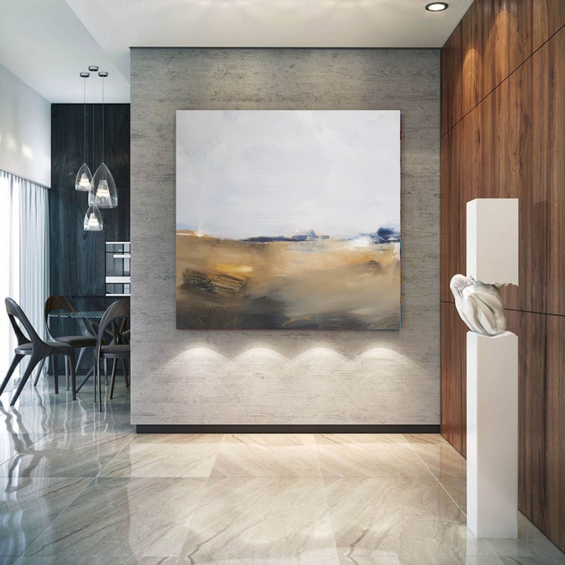 Large Canvas Art Abstract,living Room Wall Art Canvas,large Original ...