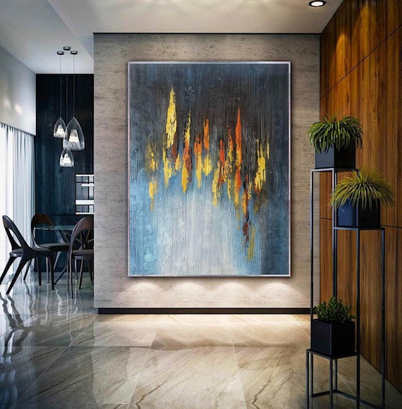 Extra Large Wall Art Original Abstract Painting on Canvas Large