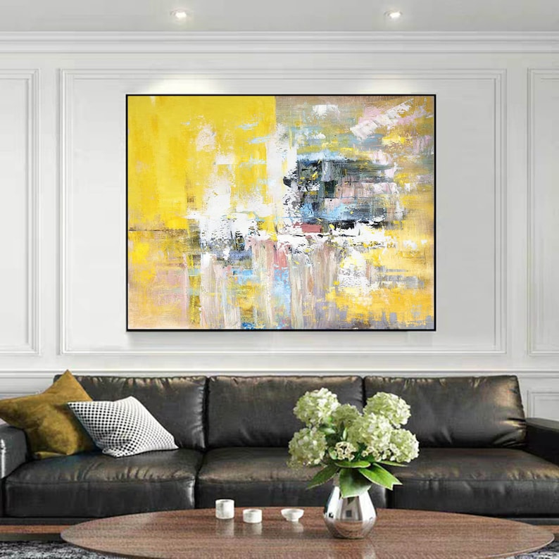 Oversized Wall Art Canvas Large Abstract Painting on Etsy