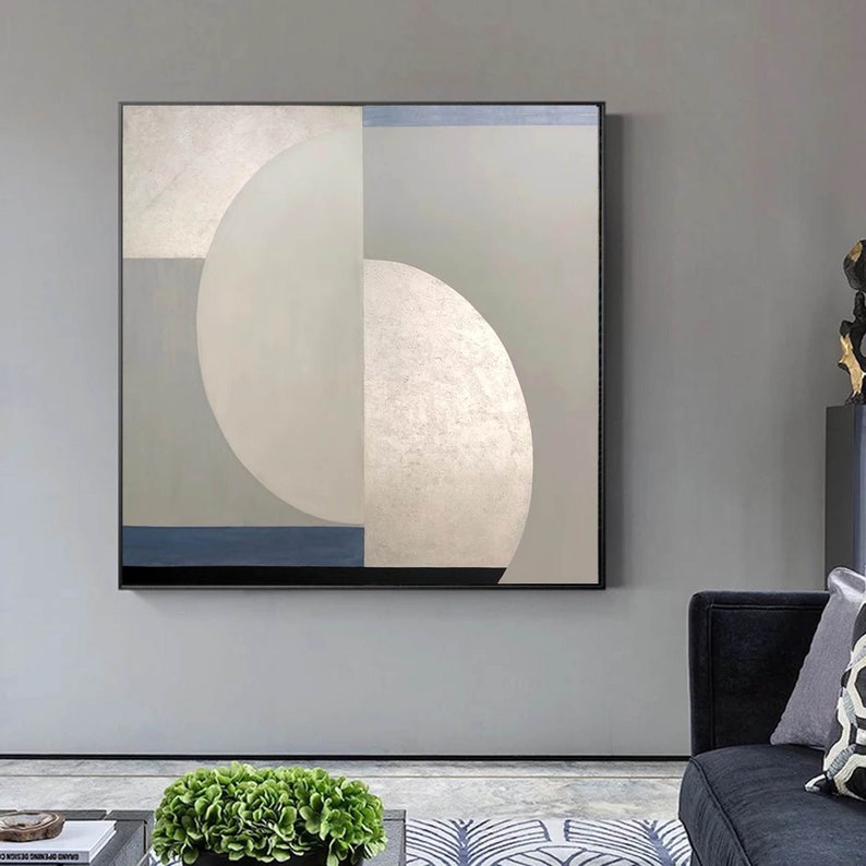 Extra Large Abstract Art Grey Painting Large Abstract Etsy