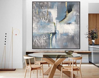 抽象画 油　アクリル絵の具　大型 新品 アート 現代アート 壁掛け 大型アクリル絵画、現代抽象絵画キャンバスオリジナル、現代壁アート