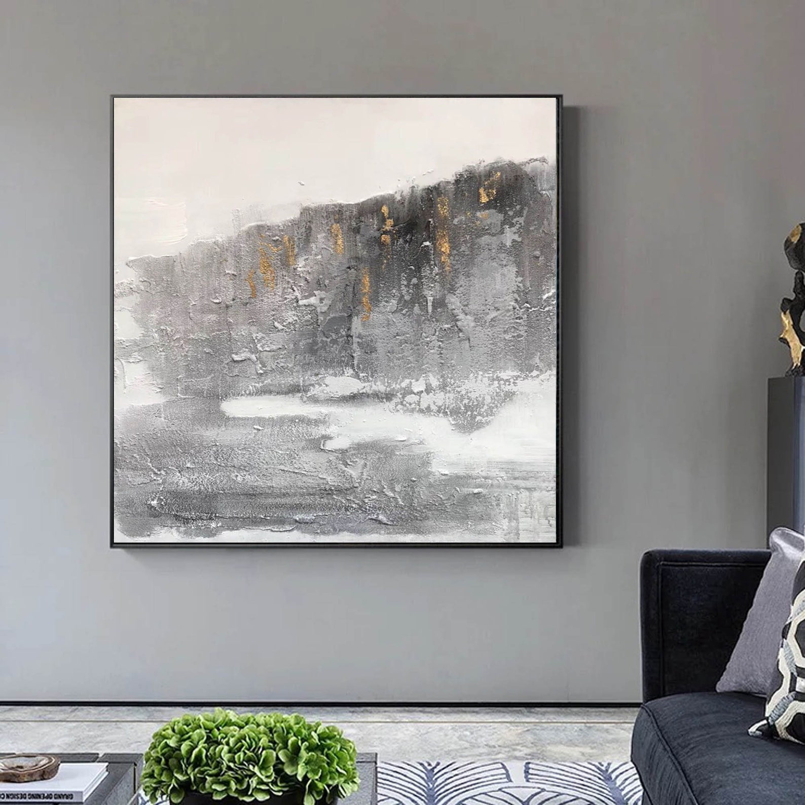 Oversized Painting on Canvaslarge Canvas Art Abstractlarge | Etsy
