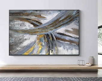 large abstract canvas art,large abstract painting original,extra large wall art,large oil painting,huge wall art,living room painting H428