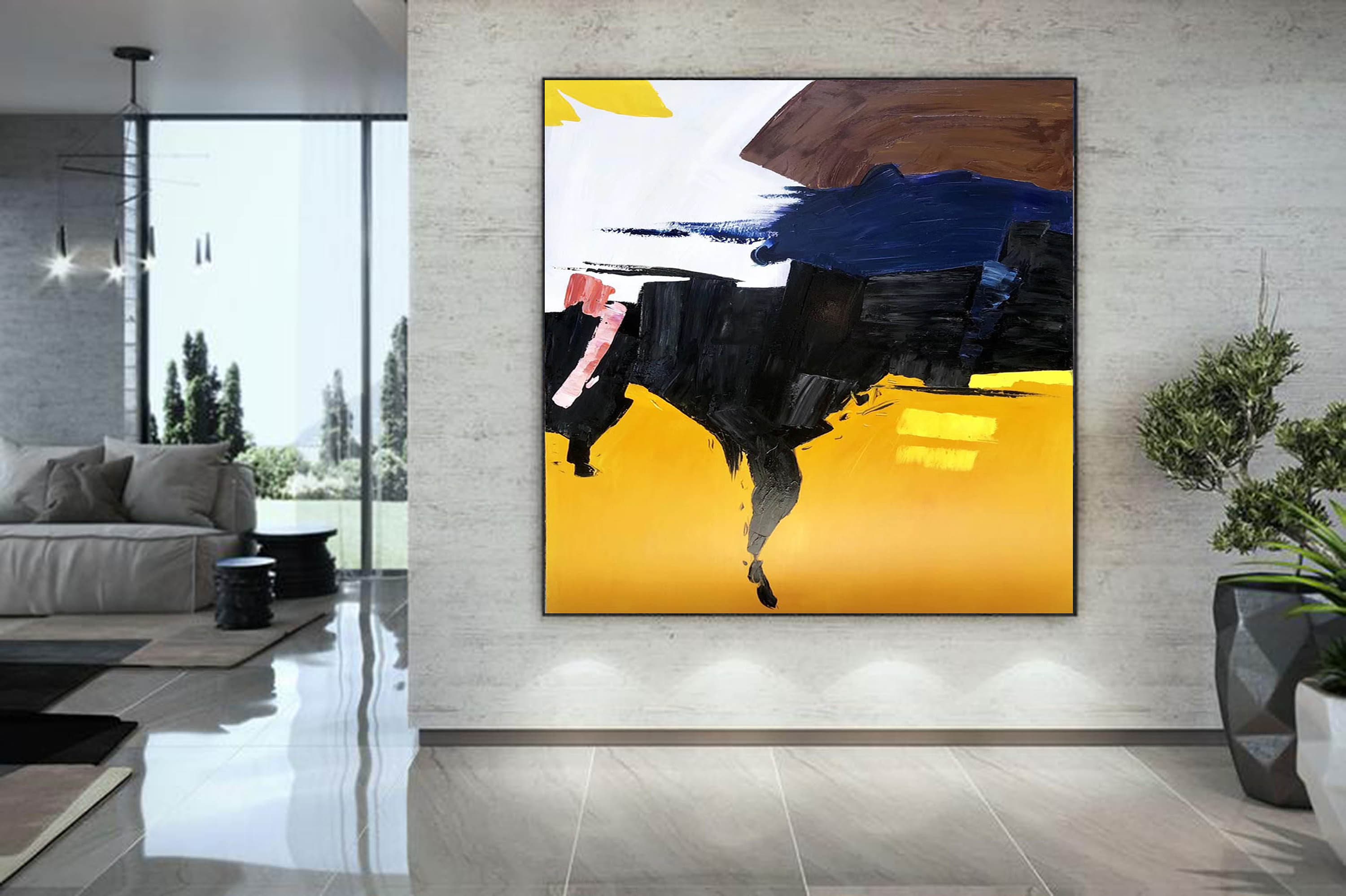 特大壁アートキャンバス、大型キャンバスアート、大型抽象画キャンバス