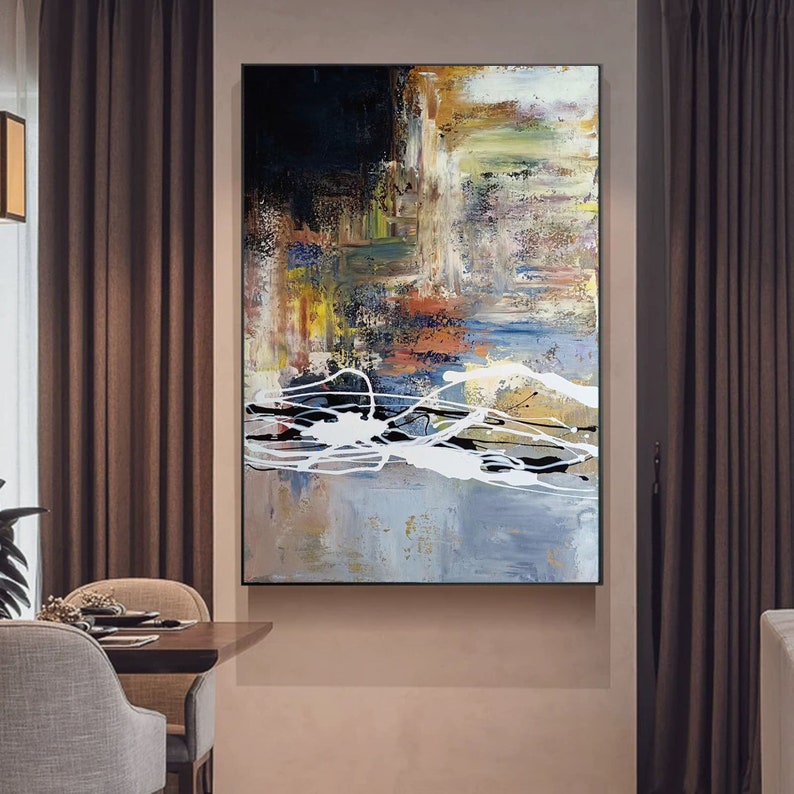 Extra Large Wall Art Canvas Original Abstract Painting Large Etsy