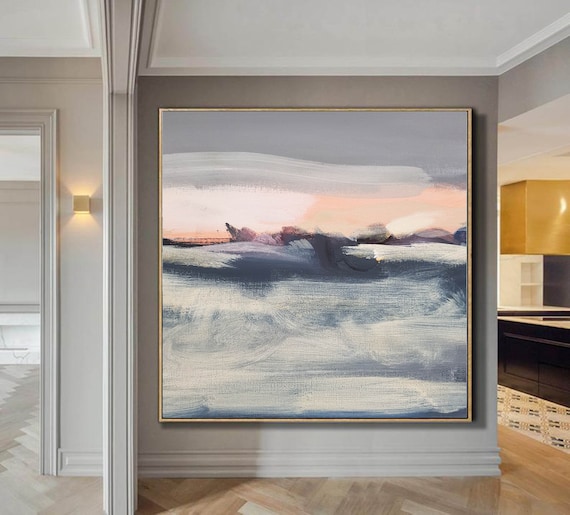 oversized wall art modern, large canvas art abstract, large abstract painting original,minimalist wall art, abstract wall art on canvas H273