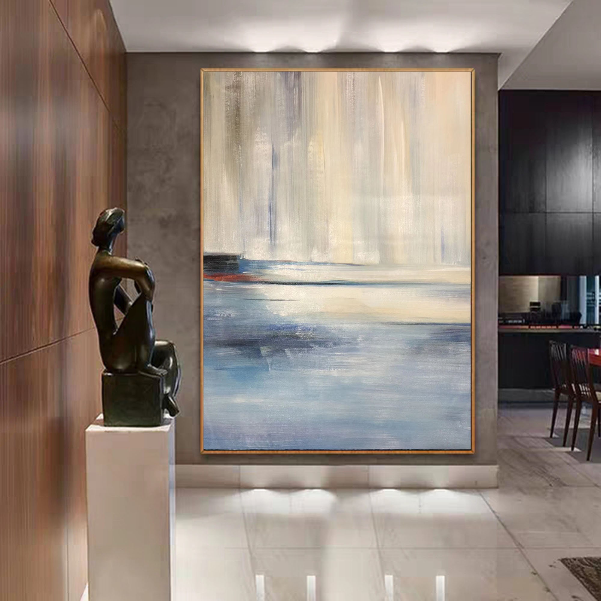 landscape painting abstract original,large oil painting abstract,oversized wall art canvas,modern abstract painting,large canvas art H340
