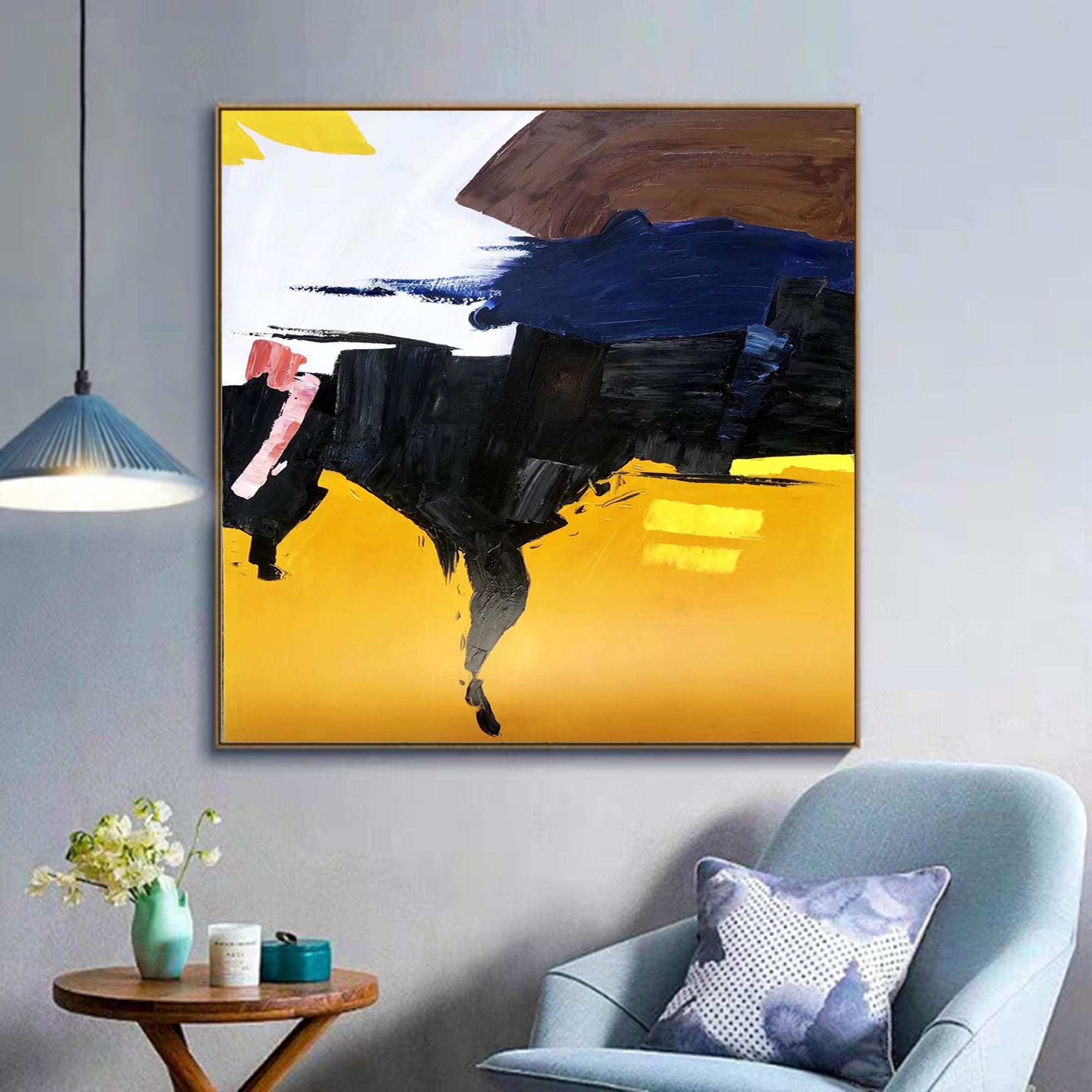 Extra large wall art canvaslarge canvas artlarge abstract Etsy