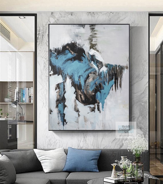 抽象画 キャンバスアート 抽象画アート『夜明け』キャンバスボード原画 | アトリエ葱