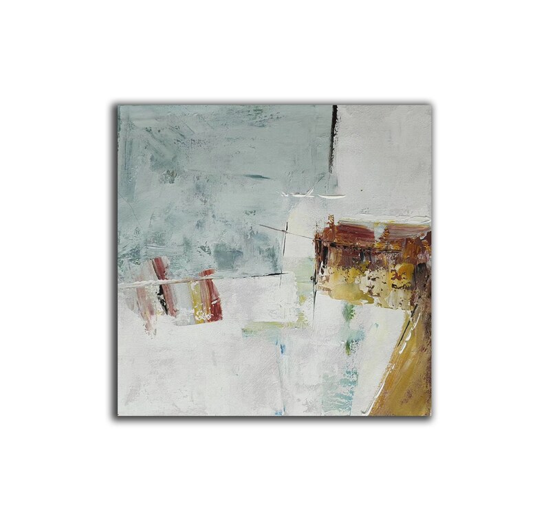 Modern abstract art size100x100 rolled canvas Etsy