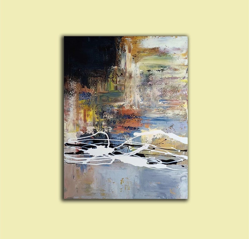 Extra Large Wall Art Canvas Original Abstract Painting Large Etsy
