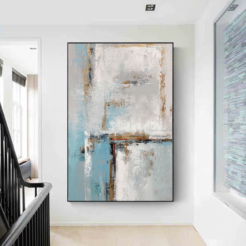 Large Canvas Wall Art Abstract Painting Original Abstract Etsy