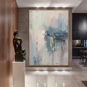 large canvas wall art abstract, modern abstract painting, acrylic art, original oil painting, extra large wall art, contemporary art H558