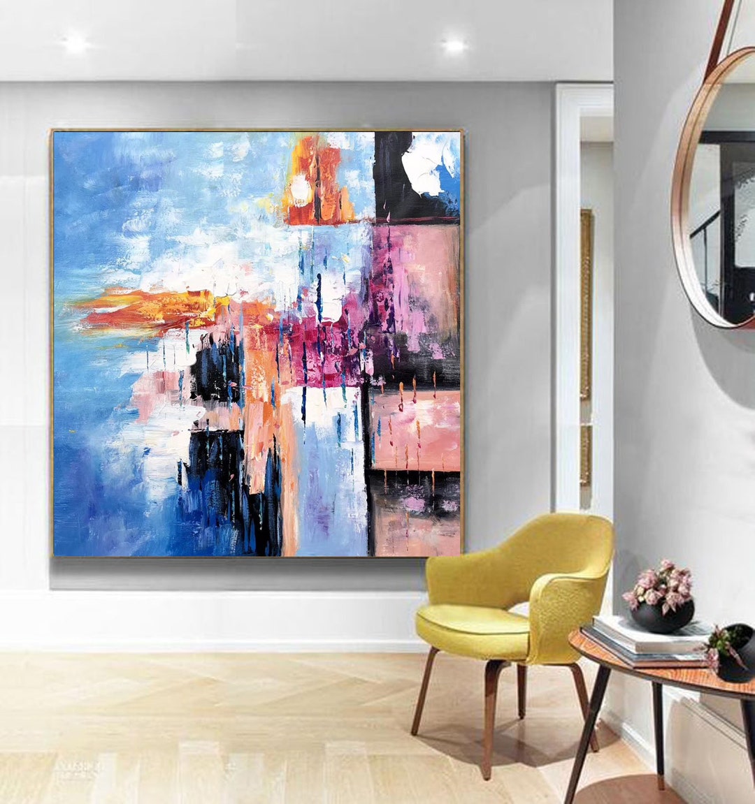 Original Abstract Painting on Canvas,large Canvas Wall Art Abstract ...