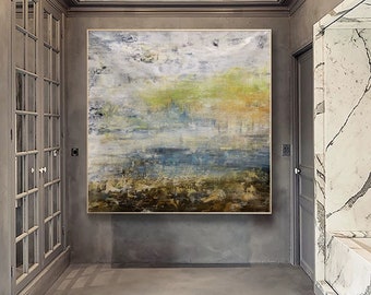 large acrylic painting,canvas painting original,contemporary wall art abstract,modern wall art framed,extra large painting on canvas H359