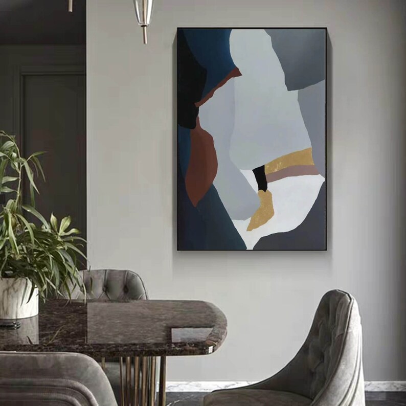Modern Abstract Painting on Canvas Large Canvas Wall Art - Etsy