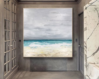seascape oil painting,large abstract painting original,extra large wall art abstract,modern abstract painting canvas,landscape painting H510