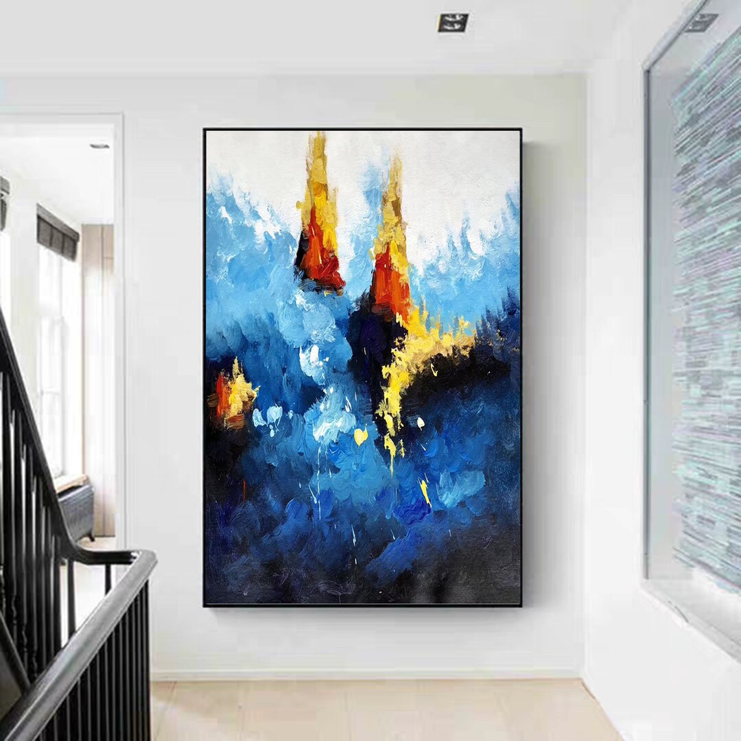 Modern Abstract Painting on Canvas,extra Large Wall Art Canvas,extra ...