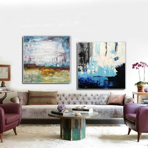 custom canvas art | canvas wall art | large original painting | oversize painting | abstract canvas art | original artwork | wall decor H116