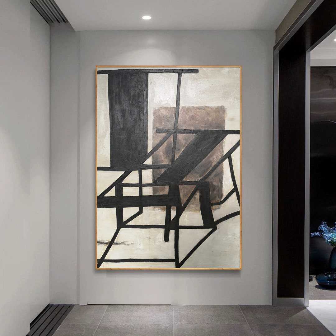 Modern Abstract Painting on Canvas, Original Wall Art, Large Canvas Art ...