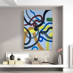 original abstract painting,large abstract canvas wall art,extra large wall art canvas,modern wall art,abstract oil painting on canvas H381