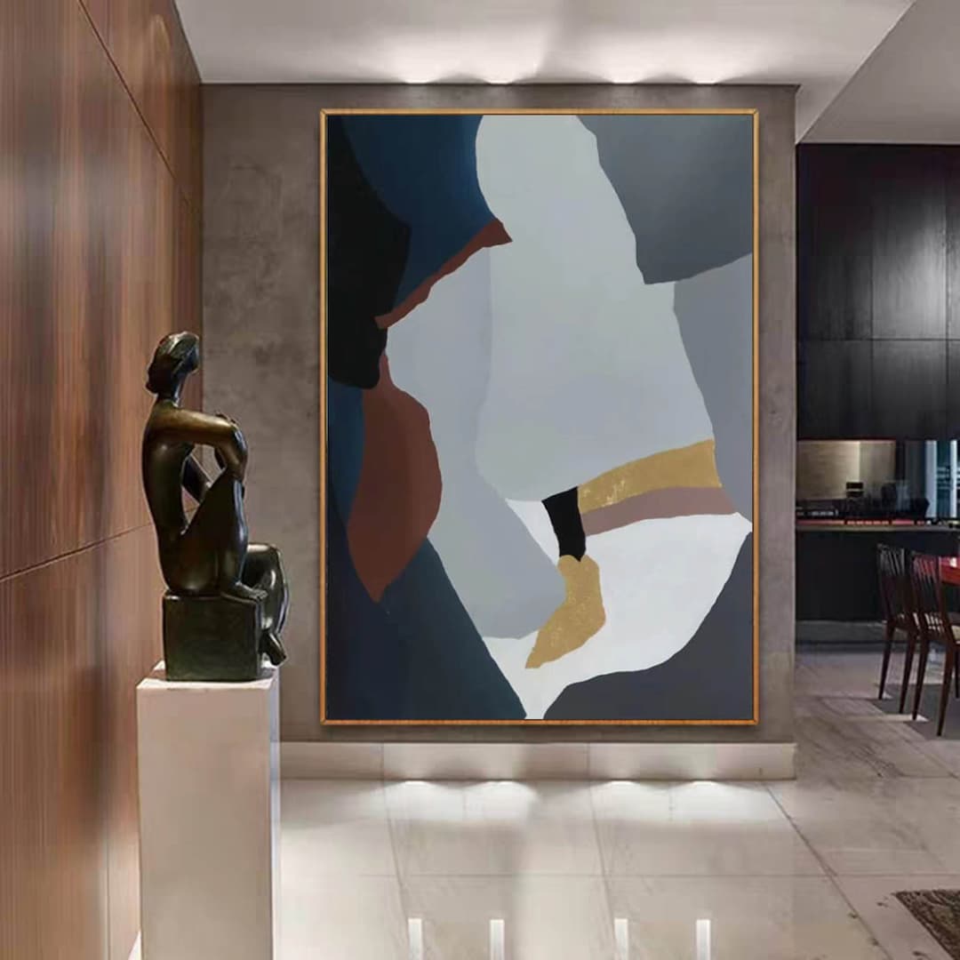 Modern Abstract Painting on Canvas Large Canvas Wall Art Abstract Oil ...