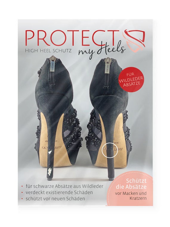 Suede cheap heel protectors