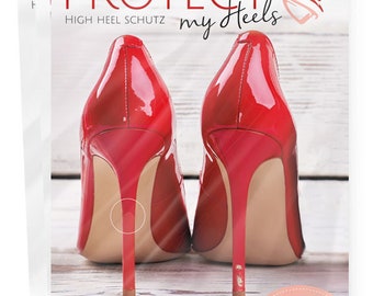 3 x ProtectMyHeels - film protecteur transparent pour talons aiguilles - vous n'aurez plus jamais de talons cassés