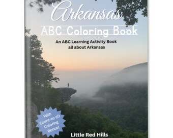 Arkansas ABCs Coloring Book: Kids Learning Activity (Digital Download)