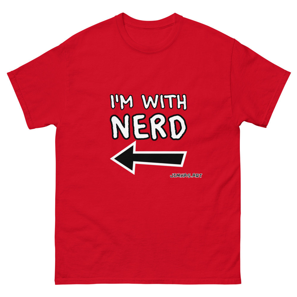 I'm With NERD (on My Right) Unisex T-shirt - Etsy