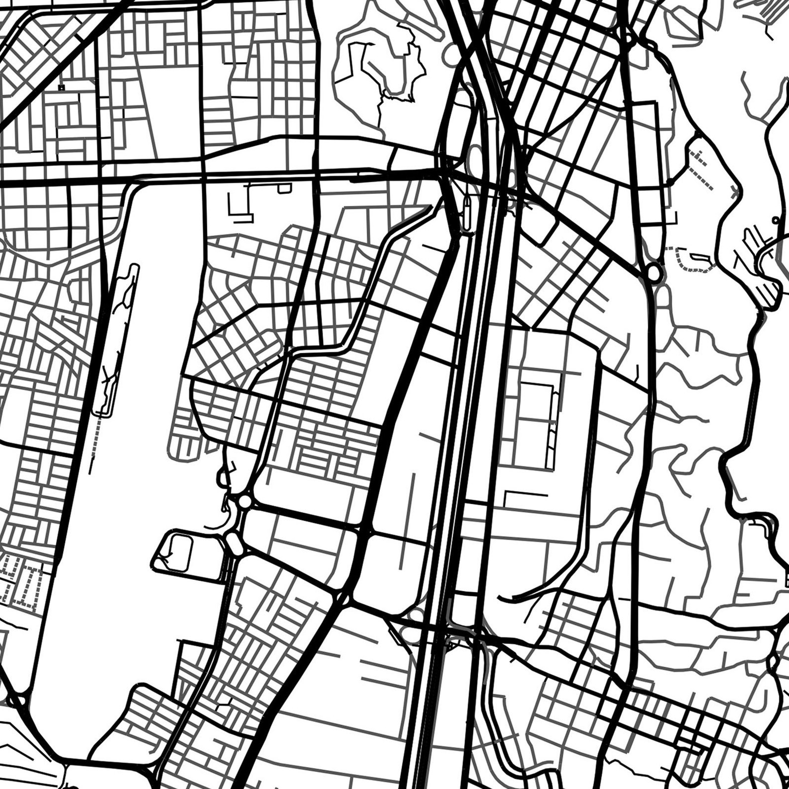 Medellín Mapa Impreso / Mapa de Medellín Colombia / Descarga - Etsy España