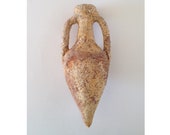 ANTIQUE AMPHORA GREEK Roman Cone Pottery Vase Greece Ancient Amphora Rare Collectible