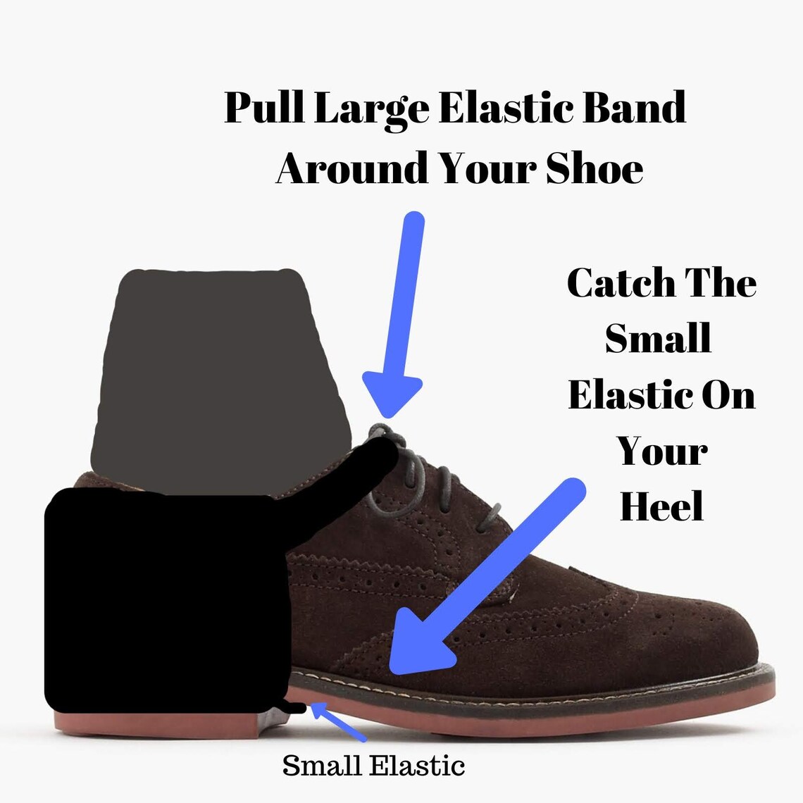 Men's Shoe Heel Protectors to Drive in for Scuff Free Etsy UK