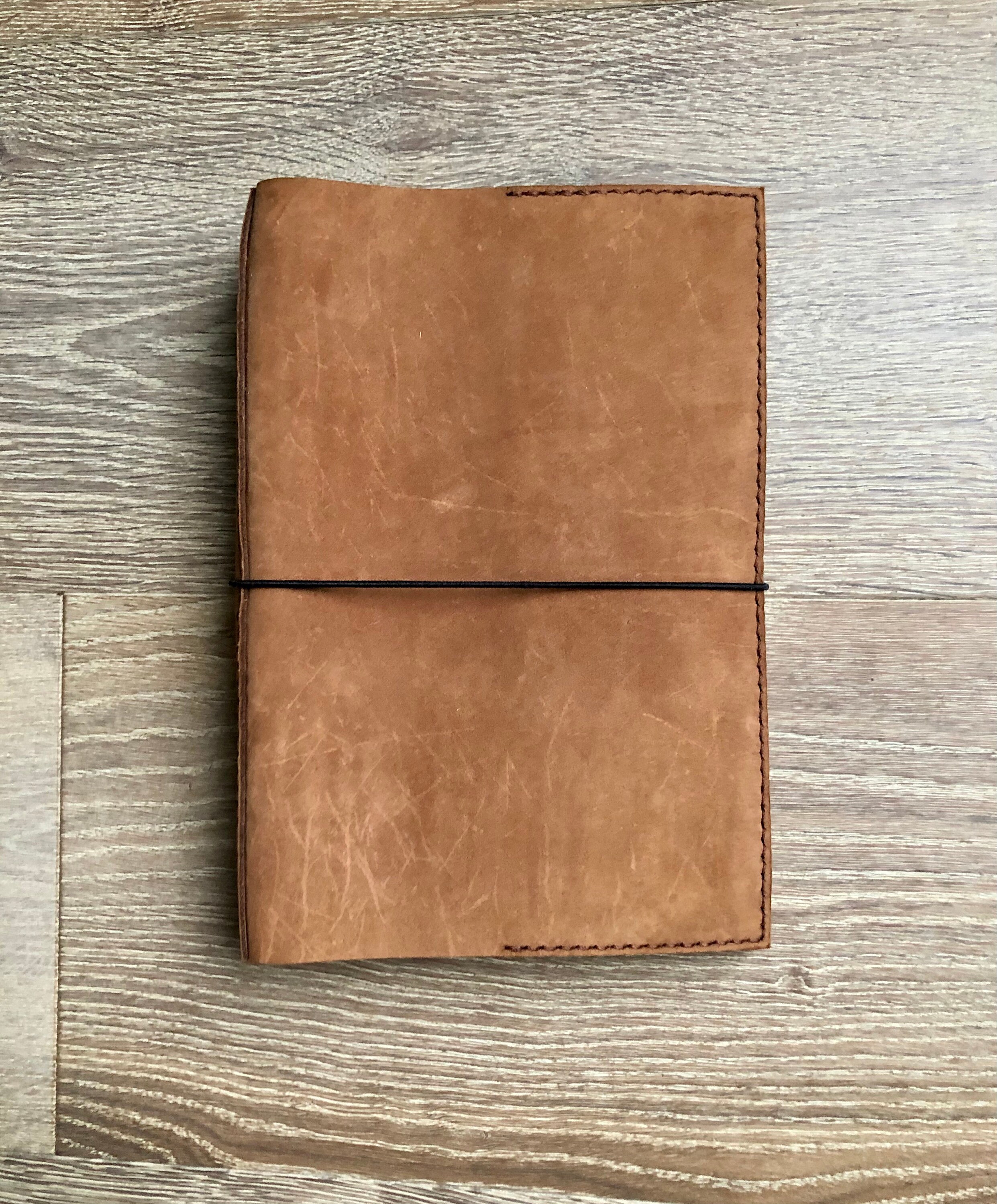 LEATHER Travelers Notebook A5 size notebook cover journal Etsy