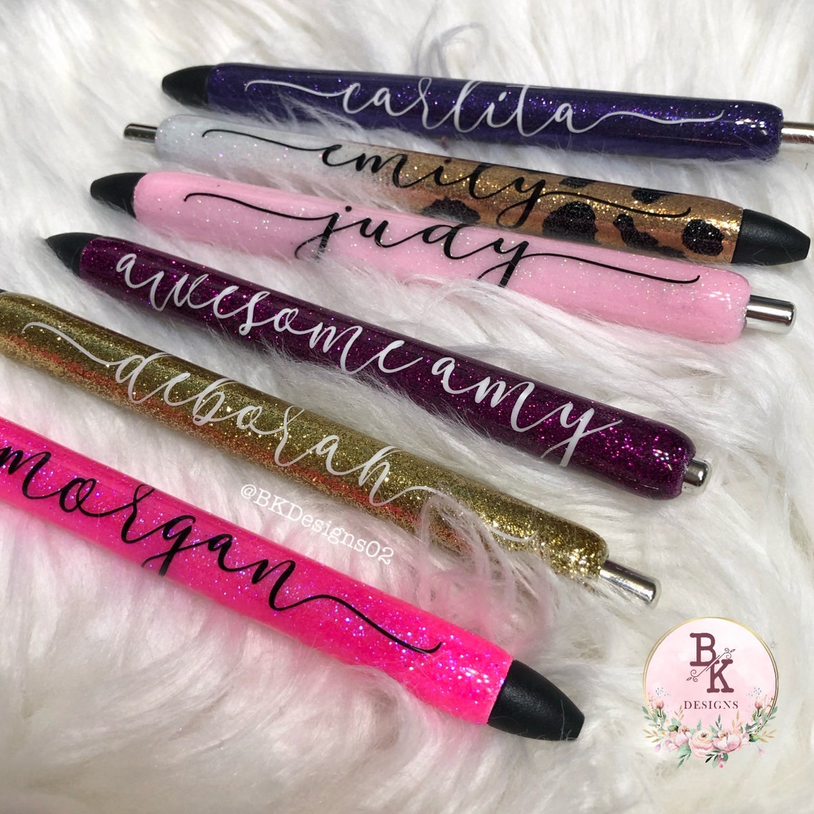 Harry Potter Inspired Pen Glitter personalized gel pens Etsy