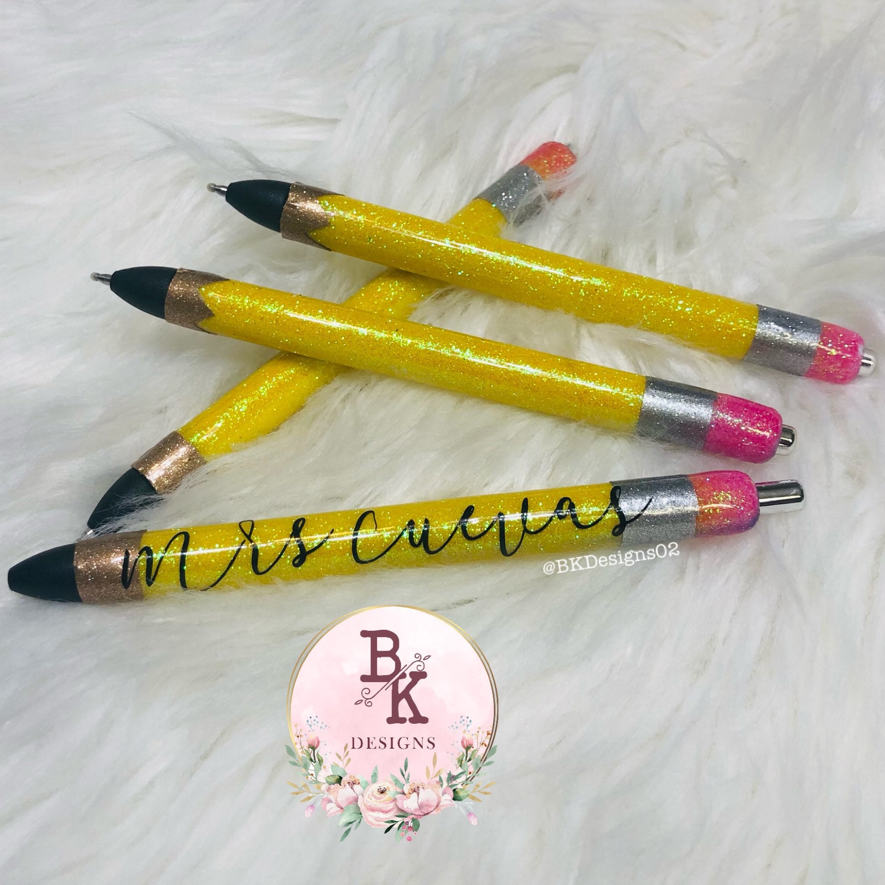 Personalized Glitter Pen – Beautified Chaos