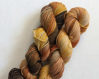 Earthy Retro | Hand-dyed yarn | Fingering, DK, and Worsted Weights