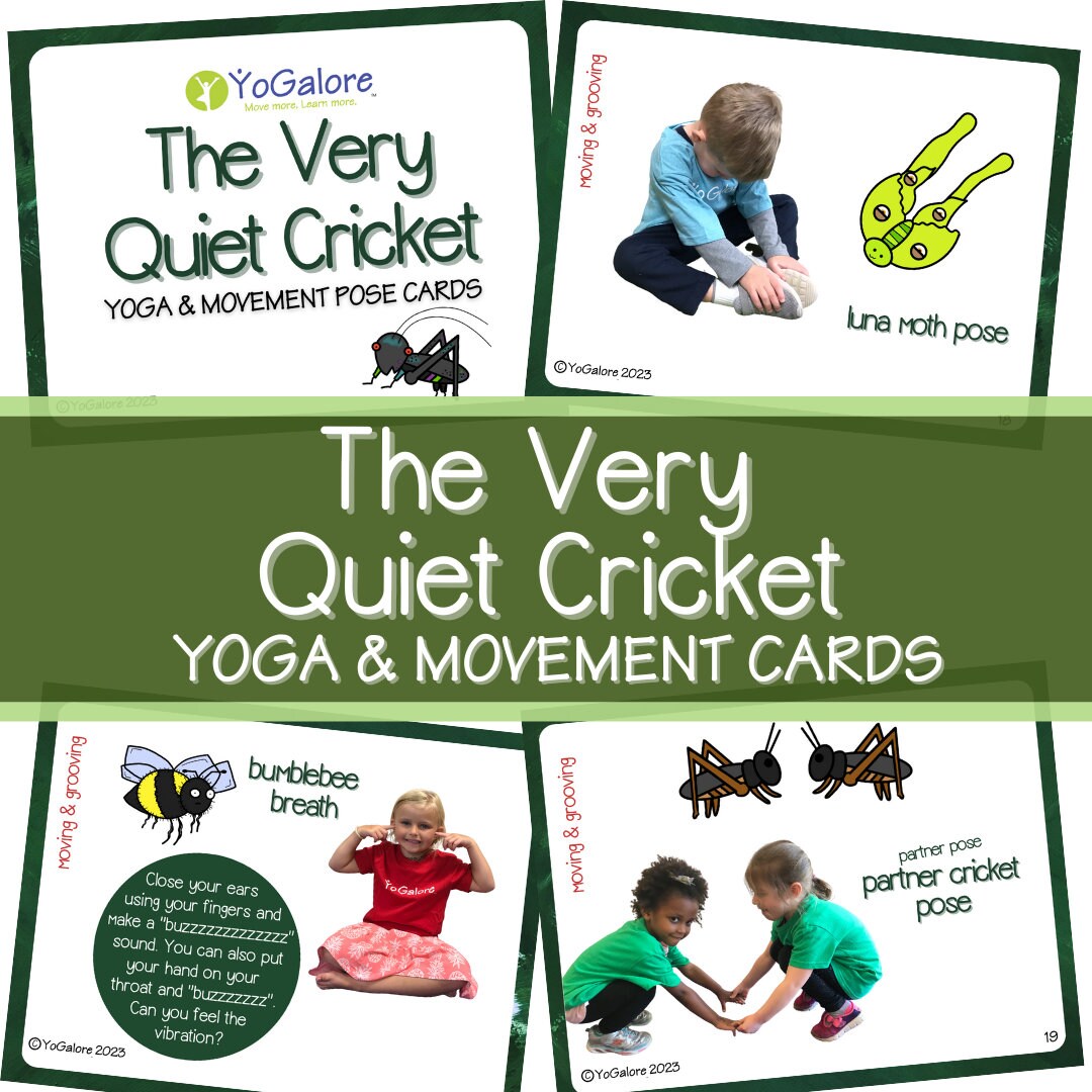 The Very Quiet Cricket Yoga & Movement Cards - Etsy
