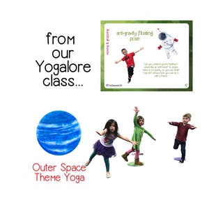 Outer Space Theme Printable Yoga Cards for Kids - Etsy