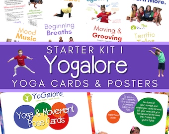 Yoga for Kids Starter Kit — Classroom Movement Cards & Posters (digital download)
