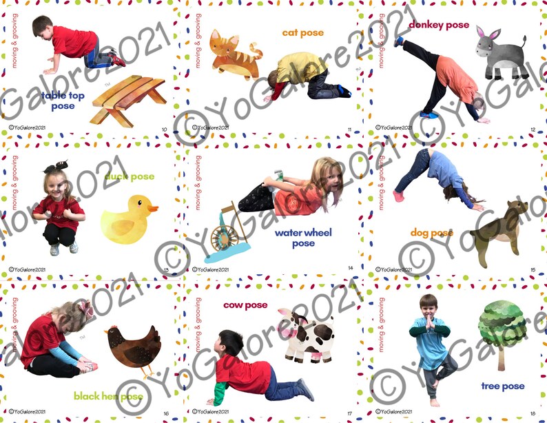 Pancakes Pancakes Yoga & Movement Pose Cards Eric Carle Etsy